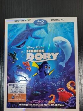 New In Package Disney Pixar Finding Dory Blu-ray + DVD + Digital HD
